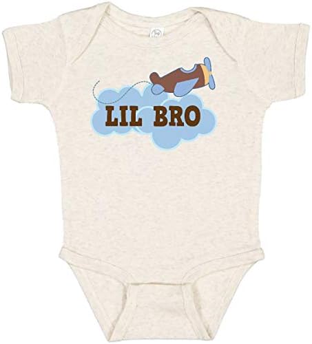 ınktastic Lil Bro Uçak Çocuklar Pilot Kardeş Bebek Creeper