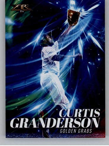 2017 Topps Yangın Altın Kapmak GG-11 Curtis Granderson New York Mets Resmi MLB Beyzbol Ticaret Kartı Ham (NM veya Daha İyi)