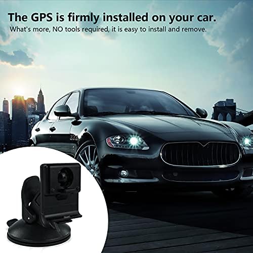 EKIND Araba Vantuz Montaj Tutucu Garmin GPS Nuvi 370 360 350 310 300 GPS için Uyumlu-Siyah