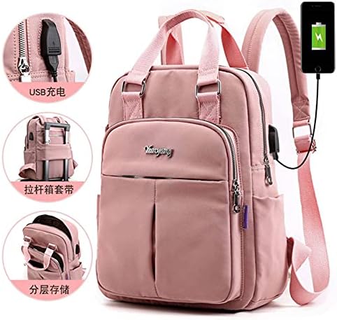 Yeni eğlence sırt çantası bayanlar USB şarj sırt çantası büyük kapasiteli okul çantası seyahat sırt çantası laptop çantası açık