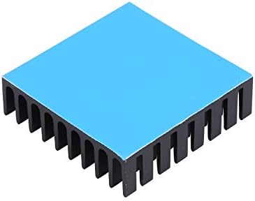 5 adet ısı emici 35x35x10mm / 1.38x1. 38x0. 39 inç Alüminyum küçük soğutucu ile termal iletken çift taraflı bant için CPU IC