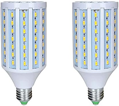 Lxcom Aydınlatma 25 W E26 / E27 LED Mısır Ampuller (2 Paket) -98 LEDs 5730 SMD 2500lm Süper Parlak LED Mısır Ampul Günışığı Beyaz
