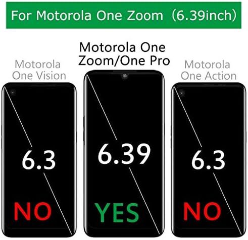 LBYZCASE Kılıf için Moto One Zoom / Moto One Pro, Katlanır Kapak Deri Cüzdan Darbeye Koruyucu Telefon Kapak Kart Yuvaları ile