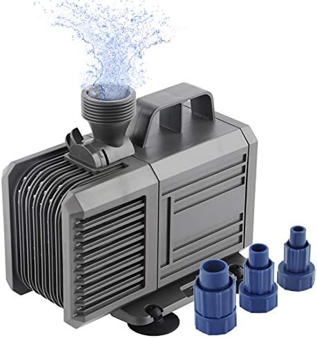 FREESEA Akvaryum Dalgıç Çeşme Pompası: 740-1340GPH Ultra Sessiz Su Pompası için Gölet / Balık Tankı / Havuz / Bahçe Şelale /