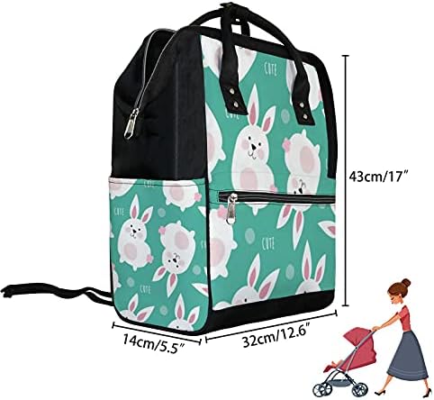 Sevimli Kawaii Karikatür Hayvanlar Tavşan Desen Bebek Bezi Çantası Sırt Çantası, su geçirmez sırt çantası Bebek Bezi Değiştirme