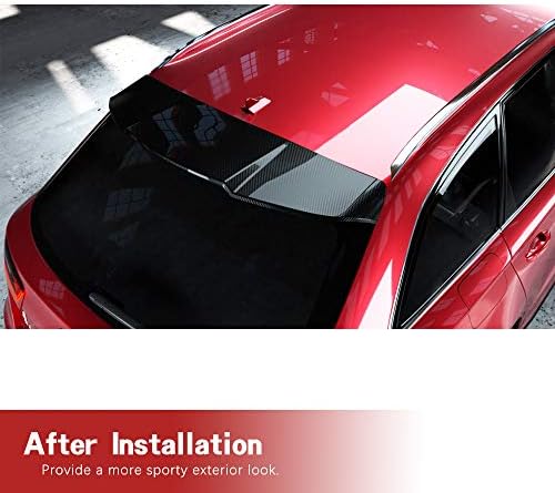 JC SPORTLİNE Karbon Fiber Spoiler Audi ıçin Uyar A6 C7 Baz Vagon 2015-2018 Özel Parçalar Arka Bagaj Çatı Dudak Spoiler Pencere