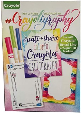 Crayola Kaligrafi 4 Parça Set, 3 Kitap ve 2 Kalem Paketi