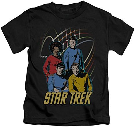 Çocuk: Star Trek-Warp Faktörü 4 Çocuk T-Shirt Boyutu 7