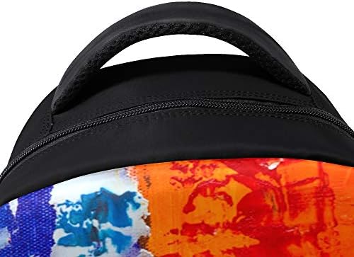 Sevimli moda sırt çantası Piyade paketi seyahat Çantası Turuncu mavi Suluboya