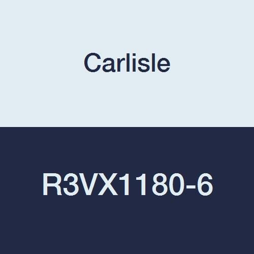 Carlisle R3VX1180-6 Kauçuk Güç Kama Dişli Bant Bantlı Kemer, 6 Bant, 3/8 Genişlik, 5/16 Kalınlık, 119.1 Uzunluk