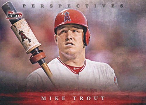 2017 Topps Bunt Perspektifler P-MT Mike Alabalık Los Angeles Melekler Beyzbol Kartı