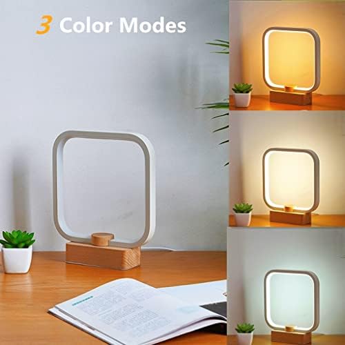 LED Masa yatak odası için lamba, oturma odası, ev ofis, 3-Renk Sıcaklığı Başucu lambaları, dim masa lambası, küçük masa gece