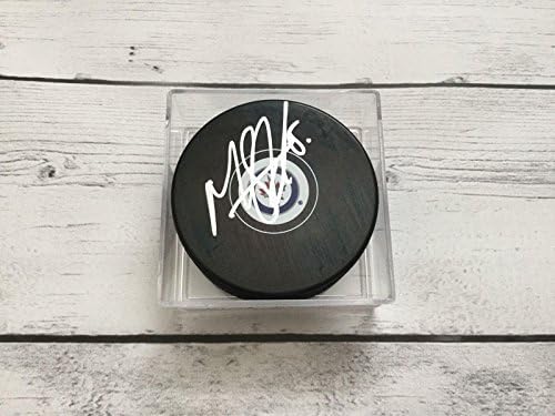 Mark Stuart İmzalı Winnipeg Jets Hokey Diski İmzalı a-İmzalı NHL Diskleri