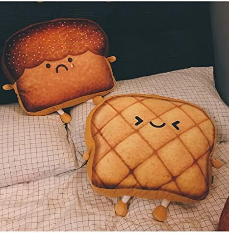 Komik Tost Yastık Sevimli Ekmek Kucaklamak Yastık Kawaii Dolması Ekmek Peluş Gıda Atmak Yastık çocuk kanepe yastığı Ev Dekor