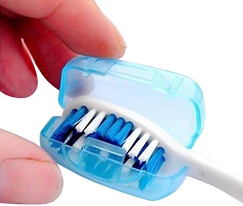 YJYdada 5 Parça Set Taşınabilir Seyahat Diş Fırçası Kapak Yıkama Fırçası Kap Durumda Kutusu (Diş Fırçası Kapak)