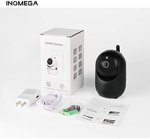 INQMEGA FHD 1080P WiFi Ev IP Kamera, Kapalı Pan / Tilt 2.4 Ghz Kablosuz Güvenlik Kamerası, Otomatik İzleme özellikli Dadı Kamerası,