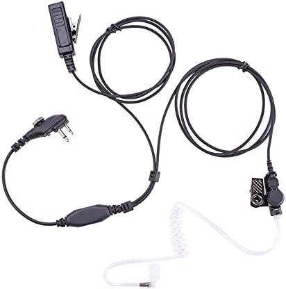 POFENAL Kulaklık Kulaklık ile Uyumlu HYT Hytera'nın PD502 PD562 BD502 TC-508 ve TC-580 Walkie Talkie Radyo Büyük PTT Şeffaf Akustik