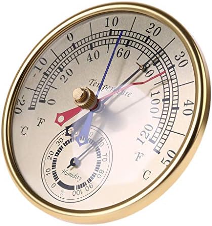 Chuiouy Min Max Termometre Higrometre Duvara Montaj Asılı Analog Sıcaklık Nem Ölçer