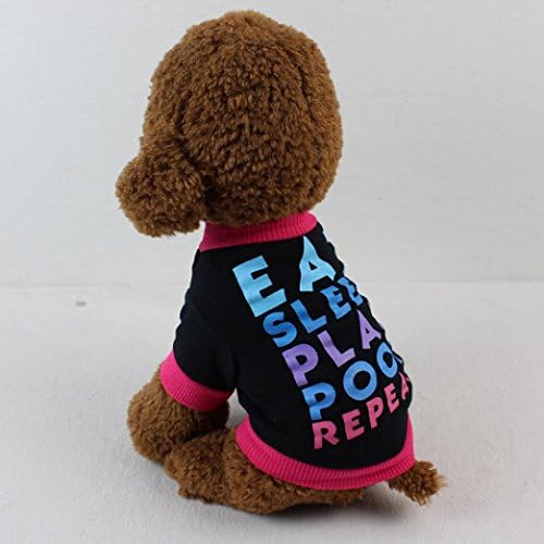 Howstar Pet Gömlek, Sevimli Köpek Baskılı T-Shirt için Köpek Kedi Pet Giyim Bahar Moda Tişörtü Giyim