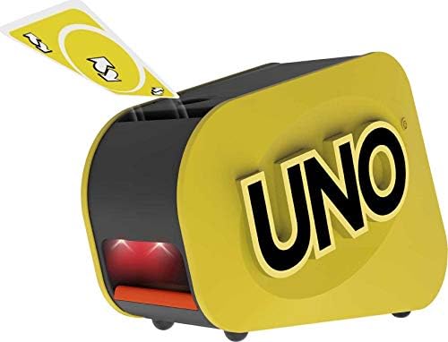 UNO Attack Mega Hit Card Game with Random-Action Launcher with Lights & Sounds & 112 Kart, Çocuk, Genç ve Yetişkin Oyunu Gece
