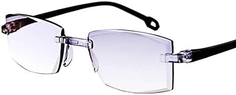 Chuanhao Safir Yüksek Sertlik Anti-Mavi Ilerici Uzak Ve Yakın Çift Kullanımlı okuma gözlüğü Erkekler Kadınlar İçin,beyaz, 250