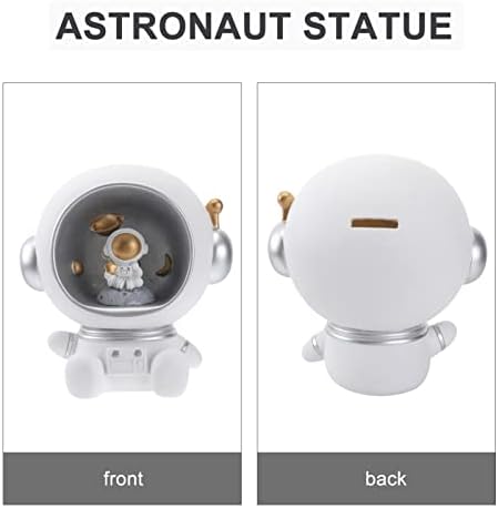 1 Adet astronot ışık çocuklar için dekoratif gece lambası yatak odası masa lambası masaüstü süsler, beyaz