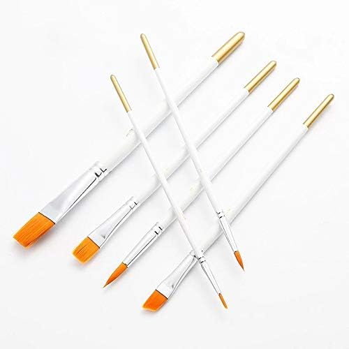 ZZABC HBZHT 6 adet / takım Ahşap Saplı Suluboya boya kalemi Boya Fırçaları Malzemeleri Çizim Sanat Beyaz Boyama Sanat Naylon