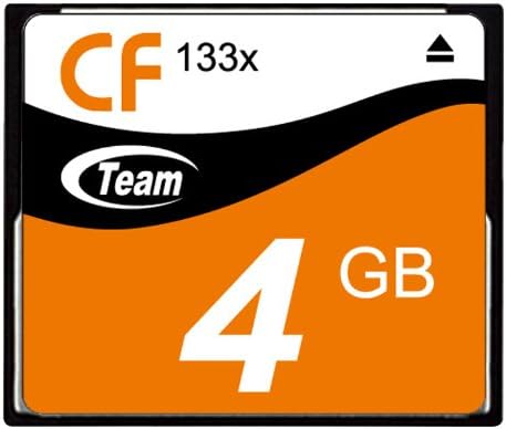 4GB Team CF Hafıza Kartı HP PhotoSmart 215 İ 315 315 i için Yüksek Performanslı 133x.