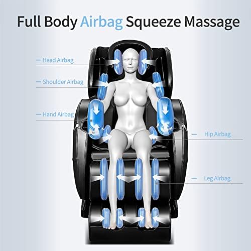 Relax masaj koltuğu çok fonksiyonlu hava yastığı masaj Recliner Lüks sıfır Yerçekimi ayak rulo masaj koltuğu ile ısı ve Bluetooth