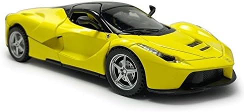 CHENRONG Alaşım Araba Oyuncak 1:32 ıçin LaFerrari Supercar Spor Model otomobil araç Sarı Alaşım Diecast Oyuncak Araba Modeli