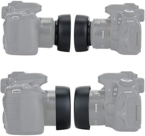 JJC Adanmış Geri Dönüşümlü Lens Hood Gölge Koruyucu Canon EF 50mm F1.8 II & Canon EF 50mm F1. 8 Lens Değiştirir Canon ES-62 ES62