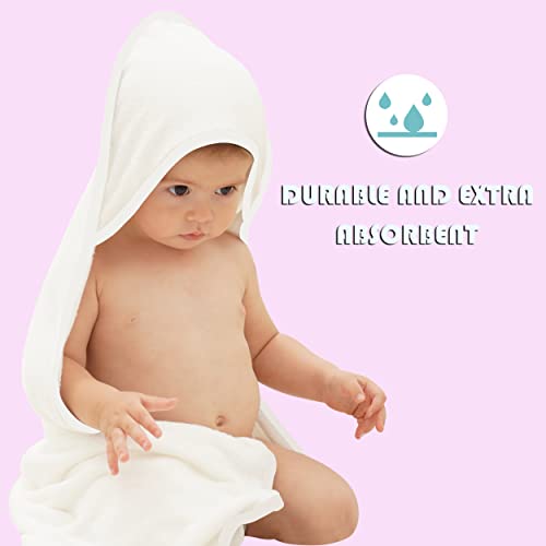 Premium Bambu Bebek Banyo Havlusu-Bebek ve Bebekler için Ultra Emici Yumuşak Erkek ve Kız Kapüşonlu Havlu-Nötr Tasarım Sıcak