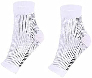 1 Çift Ağrı kesici Ayak Bileği Çorap Kadın Ayak Bileği Topuklu Destek Erkekler Sıkıştırma Ayak Korumak Melek Kollu Topuk Arch