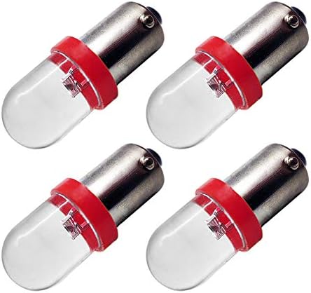 Ruiandsion BA9S LED ampul 120 V AC / DC LED Minyatür Süngü 9mm ba9s Bankası LED yedek ampul için gösterge pilot ışık, kırmızı