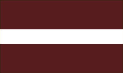 Valley Forge, Letonya Bayrağı, Naylon, 3'x5', %100 ABD'de Üretilmiştir, Kanvas Başlık, Ağır Hizmet Tipi Pirinç Grometler