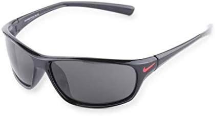 Nike EV1131-006 Kuduz Güneş Gözlüğü Parlak Siyah / Kırmızı Çerçeve Rengi, Gri Lens Tonu