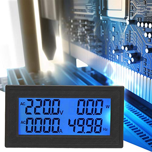 oenbopo Ekran Dijital Akım Gerilim Güç YB5140DM Çok Fonksiyonlu AC Amper Metre Voltmetre 0 ~ 20A 60~500 V