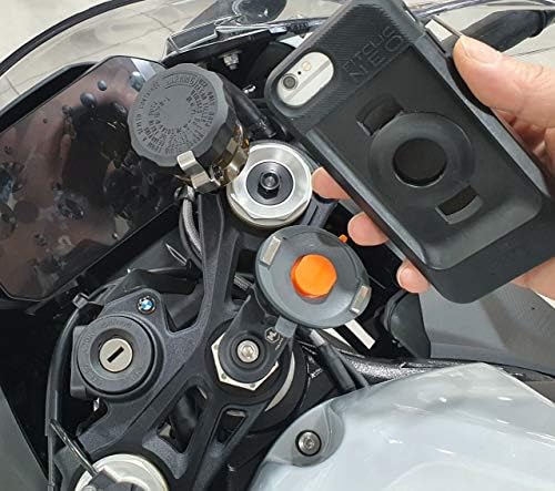 MotoMount360-Motosiklet Çatal / York Kök Tabanı, Fit 1 inç(25mm) Top-ile Uyumlu Telefon/Kamera/GPS Dağı(Adaptör) (13.2 mm-14.7