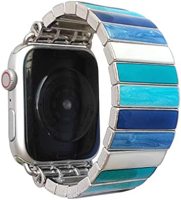 Deniz Tarzı Renkli saat kayışı 38mm, 40mm, 42mm, 44mm Apple Watch ile Uyumludur, Apple Watch için Saat Aksesuarları, saat Kayışı
