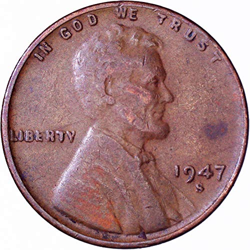 1947 S Lincoln Buğday Cent 1C Çok İnce