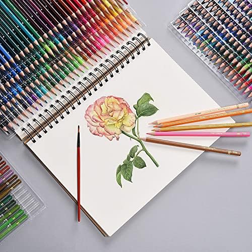 Çizim kalem 180 Renk Suluboya Çizim Seti Renkli Kalemler Sanatçı Boyama Eskiz Ahşap renkli kurşun kalem Okul Sanat Malzemeleri