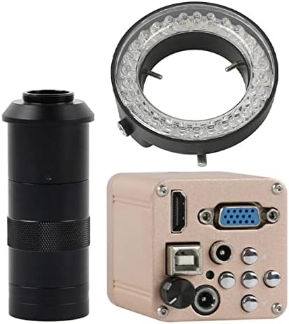 SDLSH Smikroskop Aksesuarları Yetişkinler için 1080 P 3 in 1 endüstriyel Video mikroskop kamera ile ayarlanabilir LED halka ışık