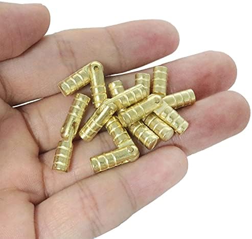 Mutai Pirinç Gizli Varil Menteşe 30 PCS Altın Saf Bakır Gizli Varil Menteşeler için DIY mücevher kutusu Mobilya