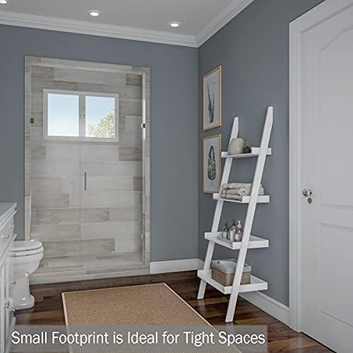 Merdiven Kitaplık-Dekoratif Ekran için 5 Katmanlı Eğimli Raf Standı - Lavish Home tarafından Oturma Odası, Banyo veya Mutfak