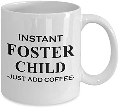 Komik Hediyeler için Foster Çocuk Kahve Kupa Çay Bardağı-Foster Bakım Benimsenmesi Çocuk-Doğum Günü Aile Birleşimi Sevimli Gag