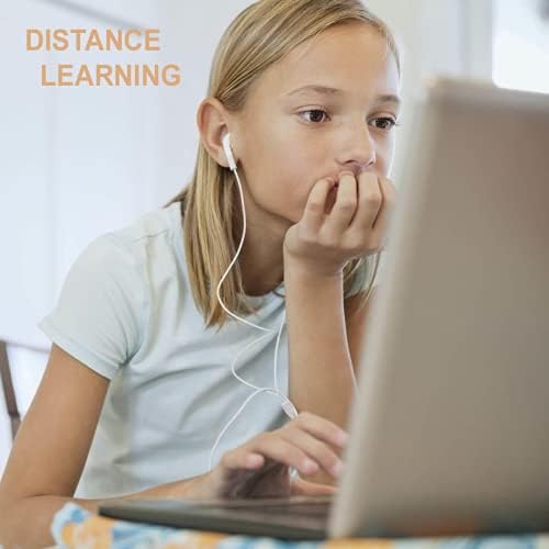 Kulak Tomurcukları Çocuklar Okul - 7 Paket Sınıf Kablolu Kulaklık Seti Öğrenme Çocuklar Kulaklık Öğrenci chromebook Kulaklık