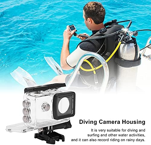 SALUTUY Dalış Kamera Kabuk, saydam Dalış kamera muhafazası 30 m Derin Su Geçirmez Kılıf için SJ5000WİFİ / Artı Eylem Kamera