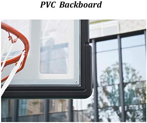 ERRU Taşınabilir basketbol potası ile Topu, kapalı / Açık Genç Hoop Gol Sistemi Standı 30 PVC Backboard Gençler için
