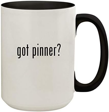 pinner'ı yakaladın mı? - 15oz Seramik Renkli İç ve Kulplu Kahve Kupa Kupası, Siyah