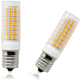 Mikrodalga fırın Stovetop ışık E17 LED ampuller 40T8 T8 S11 Ara taban Led Ampul, Düşük Güç tüketimi, AC 110 V-130 V (2 Paket)